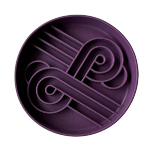 Ice Cream: Zoomies slow feeder bowl | plum
