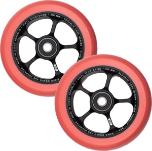 Wheels: Vinyl Republic 110x24mm Faded Red on Black