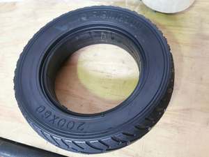 Tubes And Tyres: 200 x 60 solid tyre