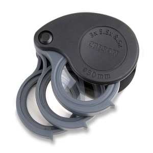 Carson: Carson TriView 3x/5.5x/8.5x Folding Loupe