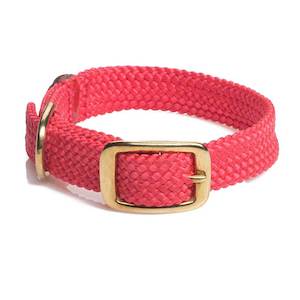 Mendota Double Braid Collar - Brass Hardware