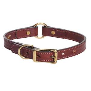 Mendota Leather Hunting Dog Collar