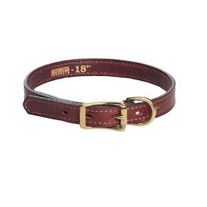 Dog Collars: Mendota Leather Dog Collar