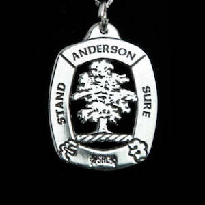 Anderson Clan Crest Pendant - large