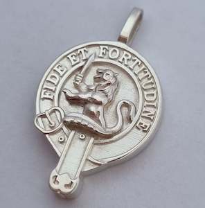 Charms & Pendants: Farquharson Clan Crest Pendant
