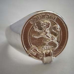 Frontpage: Cumming Clan Crest Signet Ring