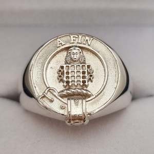 Ogilvy Clan Crest Signet Ring