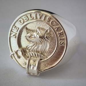 Campbell Clan Crest Signet Ring