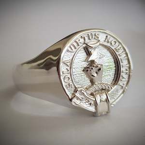 Clan Henderson: Henderson Clan Crest Signet Ring