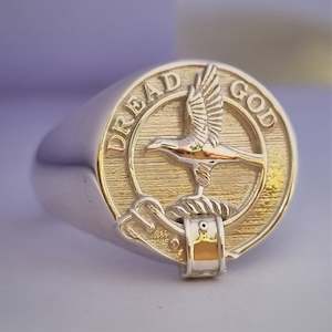 Clan Munro: Munro Clan Crest Signet Ring