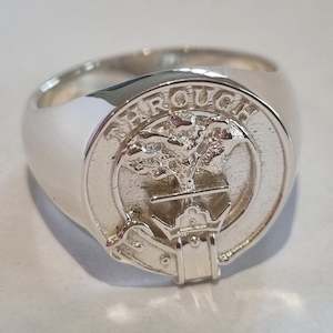 Clan Hamilton: Hamilton Clan Crest Signet Ring