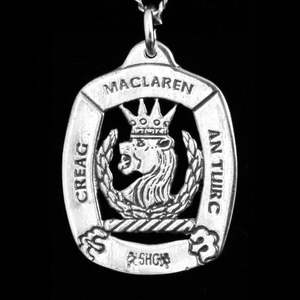 Pendants: MacLaren Clan Crest Pendant - large