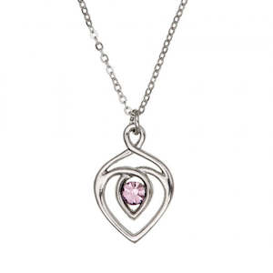 Art Pewter Jewellery: Celtic Heart Pendant