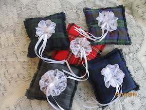 Weddings: Ring Cushion, Tartan
