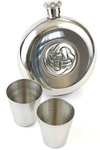 Mens Gift Sets: Sporran Flask with Cups