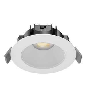 All: Switch Lighting 8W Fixed DL Low Glare IC-F 90 Deg Switchable 2700K or 3000K 90CRI 180mA dimming driver white inner textured white trim
