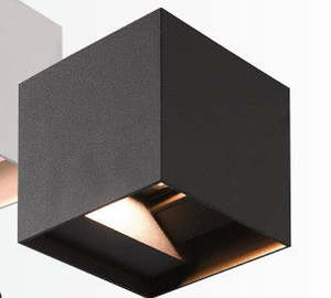 Lighting: Simx Cubic 500 10W 3CCT IP65 Black