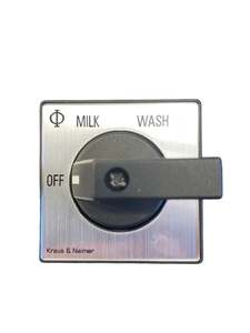 Power Distribution: Kraus & Naimer 20A Panel Mount Off-Milk-Wash Switch
