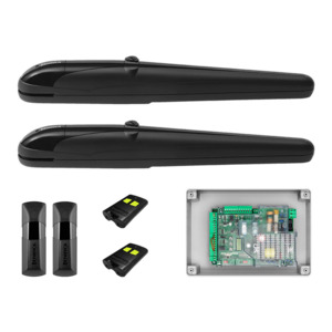 Security And Fire: Arrowhead Gate Swing Kit Double 24VDC Includes B-BOB3024E x2 B-TRUST24 x1 B-TO.GO2VA x2 B-PUPILLA.T x1