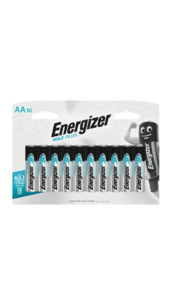Energizer Battery 1.5V AA Alkaline Max Plus 10pc E000000700