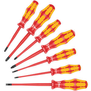 Handtools: Wera 160 iSS/7 Reduced Blade Screwdriver Set 7pc