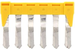 Rail Connectors: Conta-Clip 6 Pole Cross Connection Bar for SRK4 Type 4mm Terminals