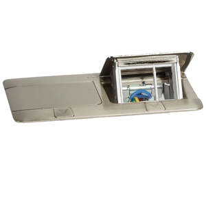 Pop Up Power Point: Legrand HPM POP-UP BOX 6 MODULES STAINLESS