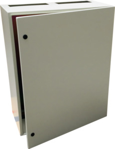 EIC CVS Metal Enclosure 1000Hx800Wx400D 1 Door + Gearplate & Wall Brackets