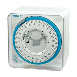 Time Switch: Orbis Time Switch Analog 7D24Hr Multi Mount 230VAC Res
