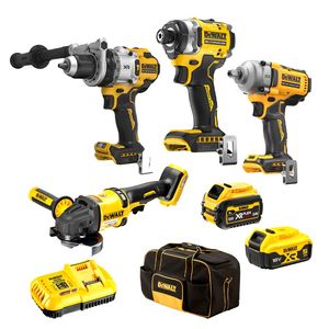 DEWALT 18V/54V XR Mixed Voltage 4 Piece Kit 5.0/6.0Ah