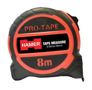 Hand Measuring Marking: Hamer Tape Measure 8M Metric