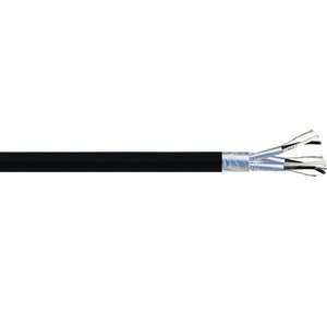 Firstflex 1 Triple x 1.5mm Overall Foil Screen Instrument Cable SPVC 0.6/1KV CS Black