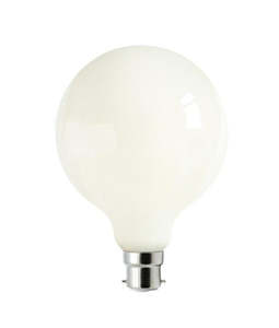 Lamps: CLA Globe LED BC G125 8W FR Dimmable 2700K 360D (800 Lumens) WTY 2YR