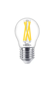 Lamps: Philips 929003013279 LED Bulb Classic 3.5W P45 2700K E27 Clear Dimmable