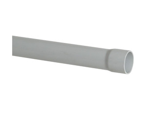 Rigid Conduit: Iplex Electrical Conduit 40mmx4M Socket One End Grey
