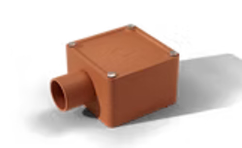 ICS 40mm Square JBox 1Wy Orange