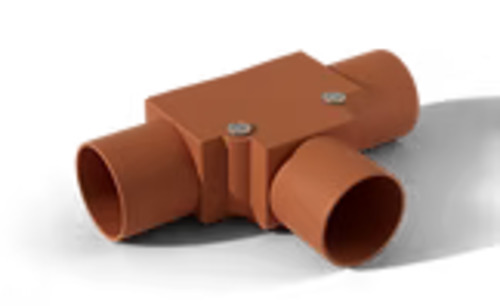 Rigid Conduit: ICS 25mm Inspection T Orange