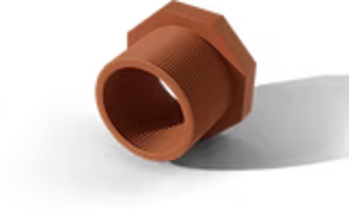 ICS 25mm Screwed Reducer Orange