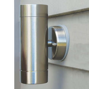 Light Fitting Parts Spares: PROLUX LIGHT OUTDOOR WALL WEDGE FOR WEATHERBOARD BLACK 70 DIA