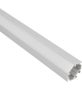 Ribbon And Strip: Halcyon Silver Surface Mt W X D MM Alu Profile Opal Frosted