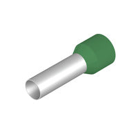 Crimping: Weidmuller Ferrule Wire End H16.0/28 16mm Green 100pc