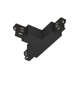 Halcyon Track 3 Circuit T Connector Earth Right-Black