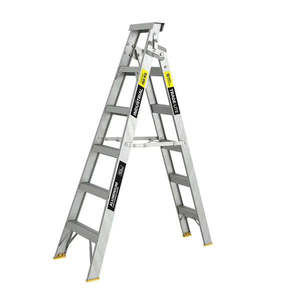 TradeLite 6 Step Aluminium Dual Purpose Ladder 150kg Rated