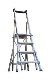 Easy Access Adjustable Telescopic Platform Ladder-4-7 Step