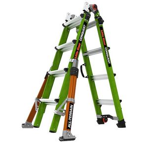 Ladder Scaffold: Staffy Little Giant Conquest All-Terrain. 4-14 Step. 150Kg.