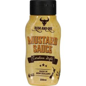 Rum and Que Mustard Sauce 250ml