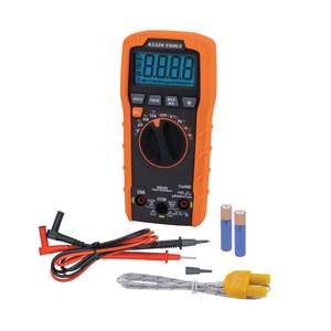 Test And Measure: Klein 600V 10A ACDC Autorange Trms Temp Multimeter