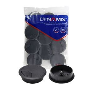 Reducers And Bushing: CDL Dynamix 80mm Round Desk Grommet Easily & Neatly Store Your Power Black