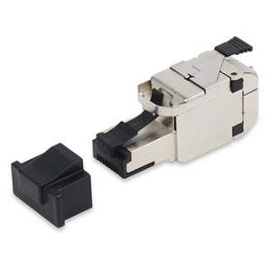 Belden REVConnect 10GX Shielded Coupler, CAT6A (MPTL RJ45 plug end)