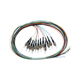 Fibre: 4Cabling 2m Fibre Pigtail ST OM4 Multimode Backward Compatible With OM3 12 Pack